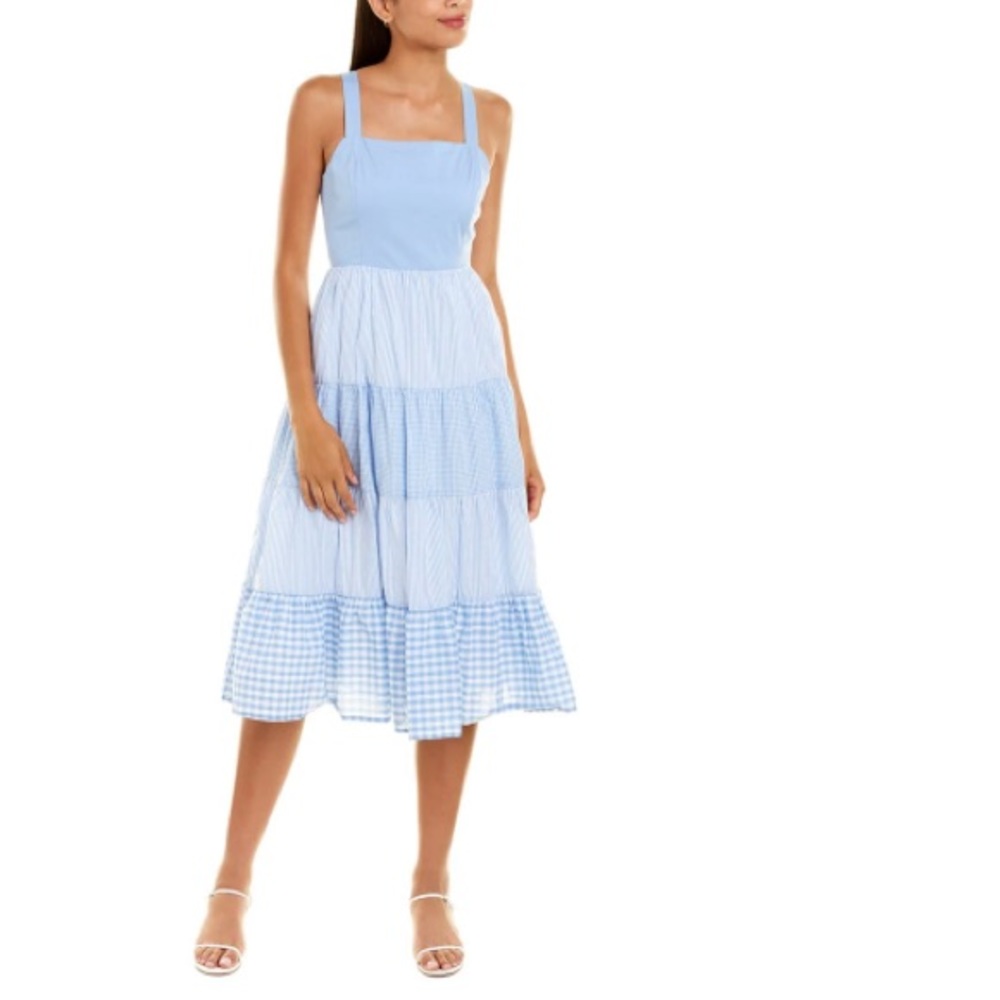 English Factory Tiered Midi Dress